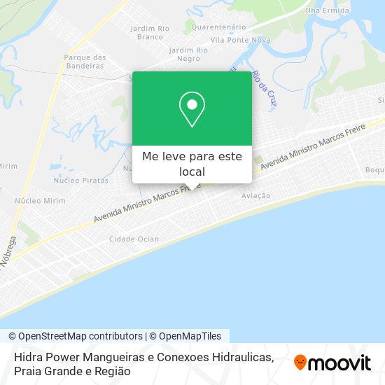 Hidra Power Mangueiras e Conexoes Hidraulicas mapa