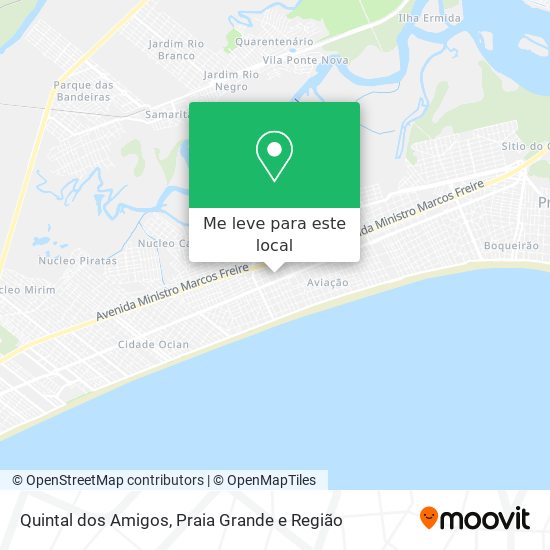 Quintal dos Amigos mapa
