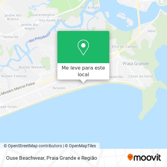 Ouse Beachwear mapa