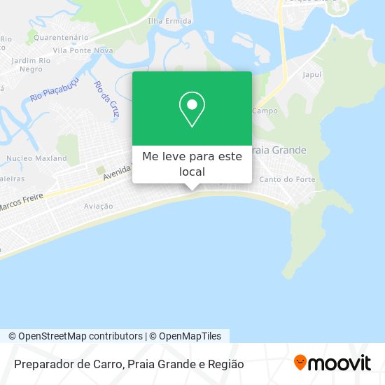 Preparador de Carro mapa