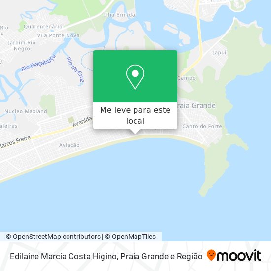 Edilaine Marcia Costa Higino mapa