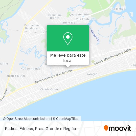 Radical Fitness mapa