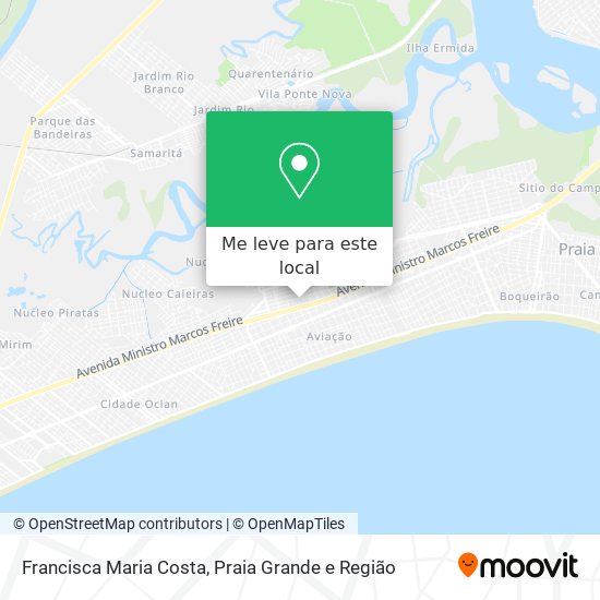 Francisca Maria Costa mapa