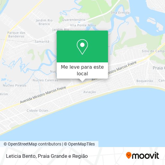 Leticia Bento mapa
