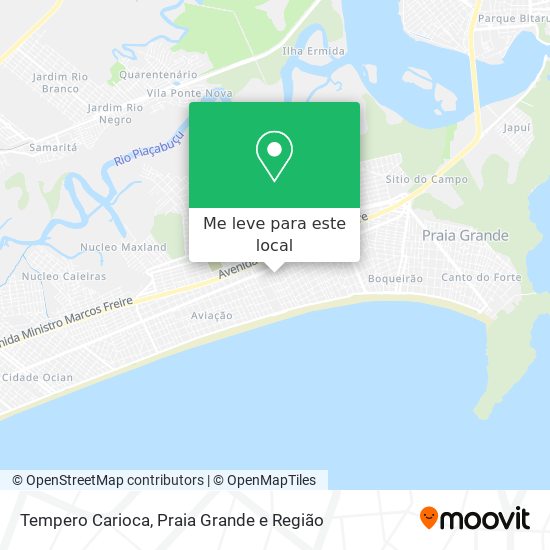 Tempero Carioca mapa