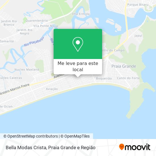 Bella Modas Crista mapa