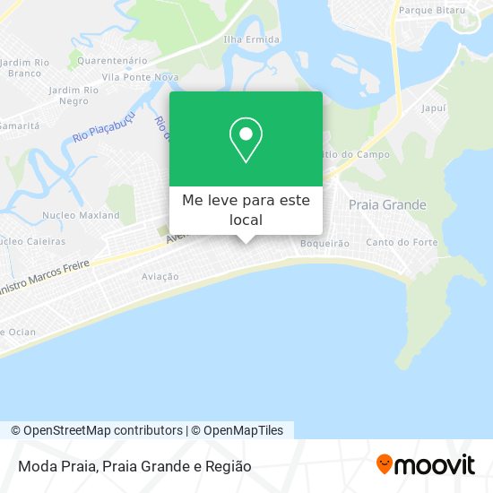 Moda Praia mapa