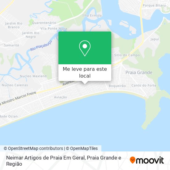 Neimar Artigos de Praia Em Geral mapa