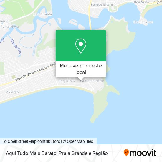 Aqui Tudo Mais Barato mapa