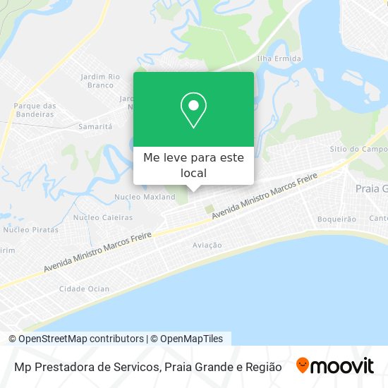 Mp Prestadora de Servicos mapa