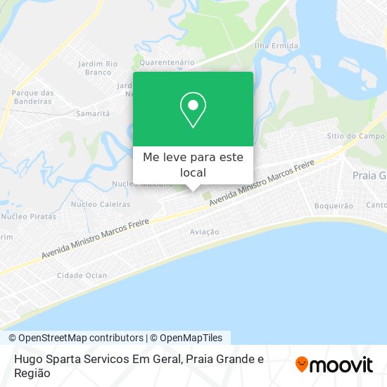 Hugo Sparta Servicos Em Geral mapa