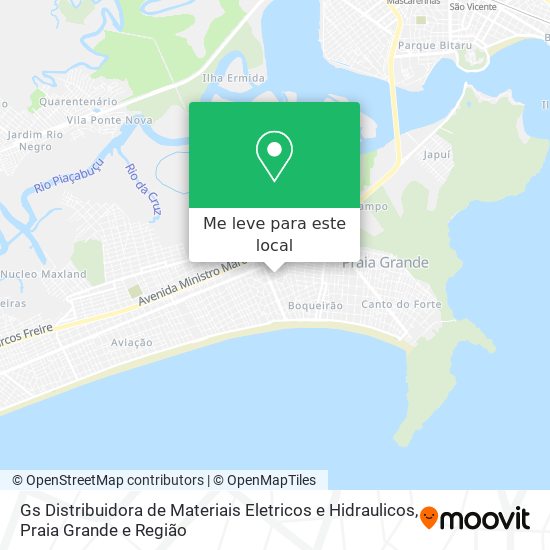 Gs Distribuidora de Materiais Eletricos e Hidraulicos mapa