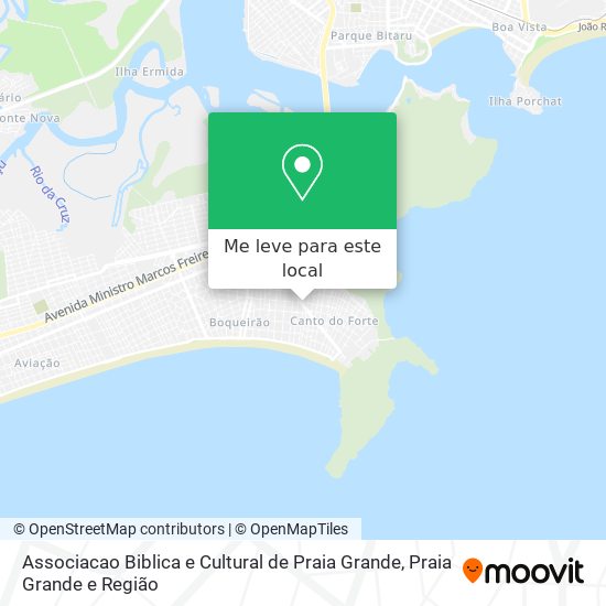 Associacao Biblica e Cultural de Praia Grande mapa