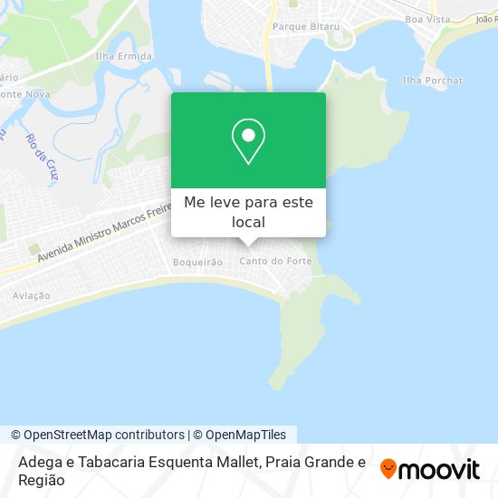 Adega e Tabacaria Esquenta Mallet mapa