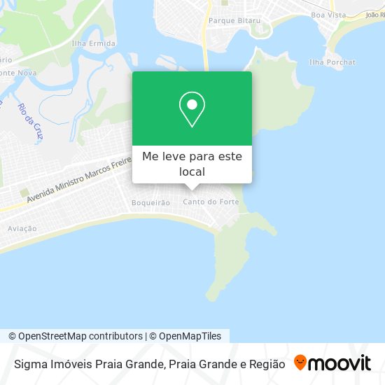 Sigma Imóveis Praia Grande mapa