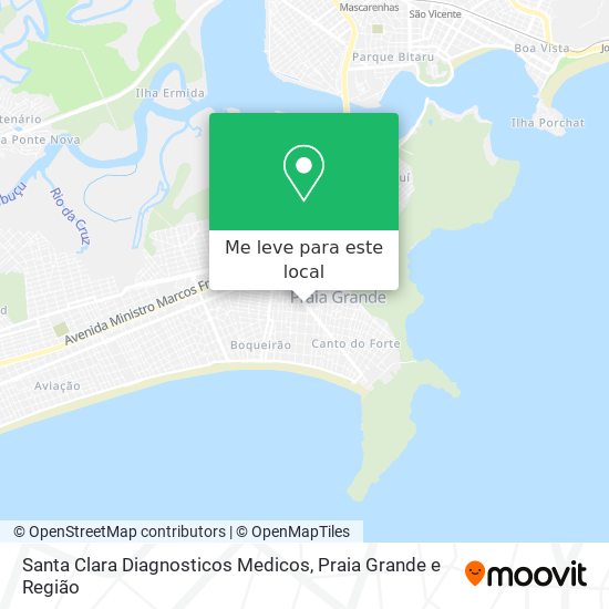 Santa Clara Diagnosticos Medicos mapa