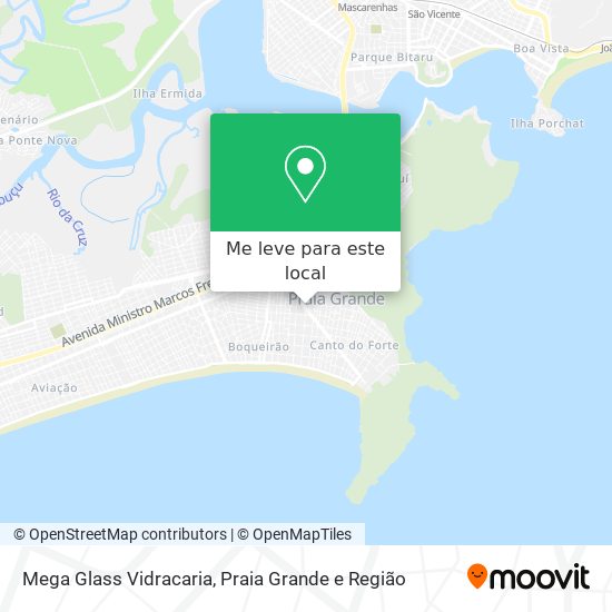 Mega Glass Vidracaria mapa