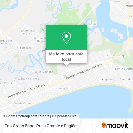 Top Grego Food mapa