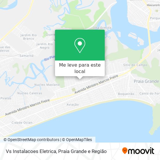 Vs Instalacoes Eletrica mapa