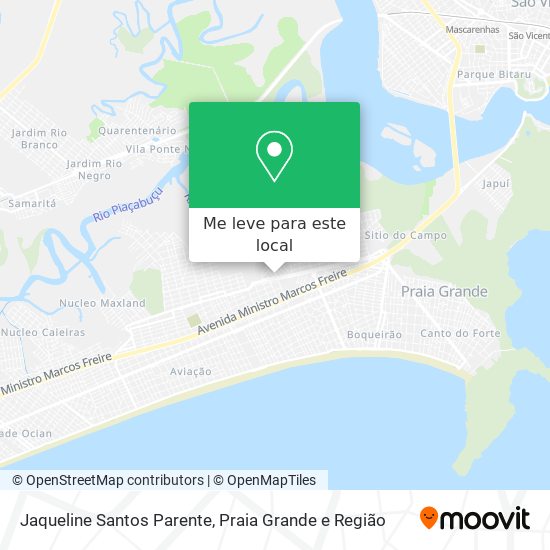 Jaqueline Santos Parente mapa