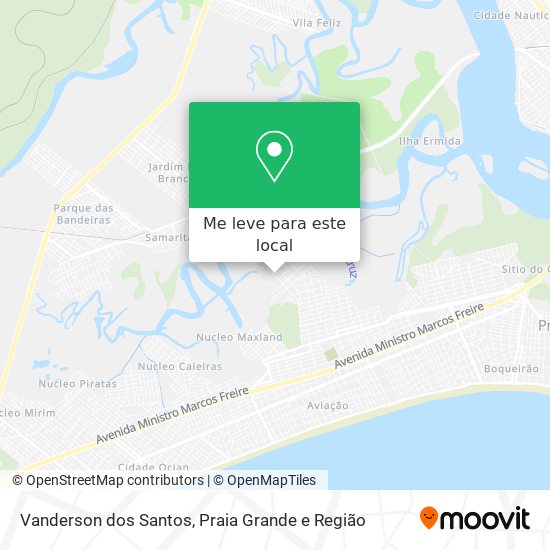 Vanderson dos Santos mapa