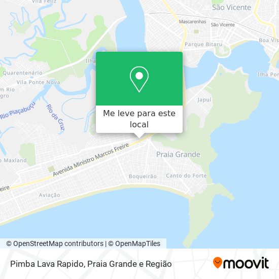 Pimba Lava Rapido mapa