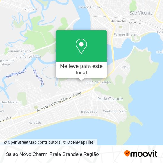 Salao Novo Charm mapa