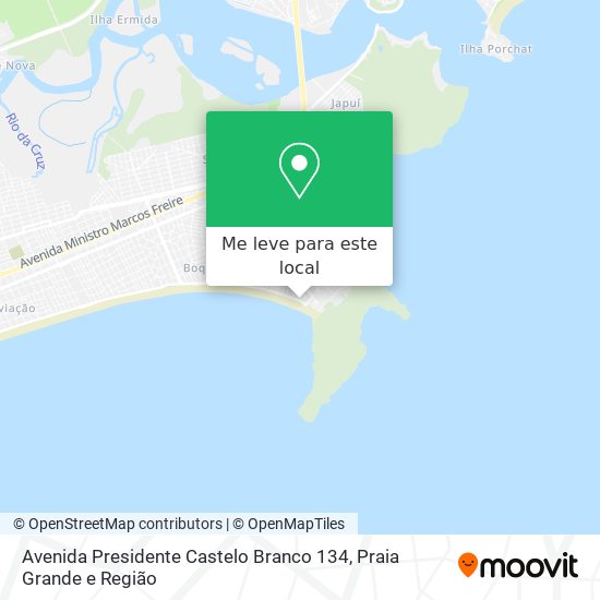 Avenida Presidente Castelo Branco 134 mapa