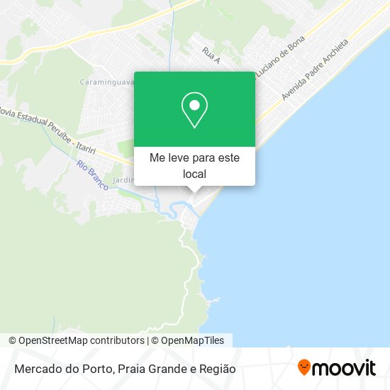 Mercado do Porto mapa