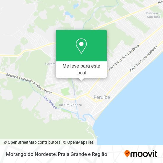 Morango do Nordeste mapa