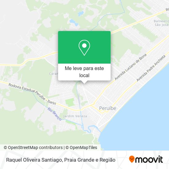 Raquel Oliveira Santiago mapa