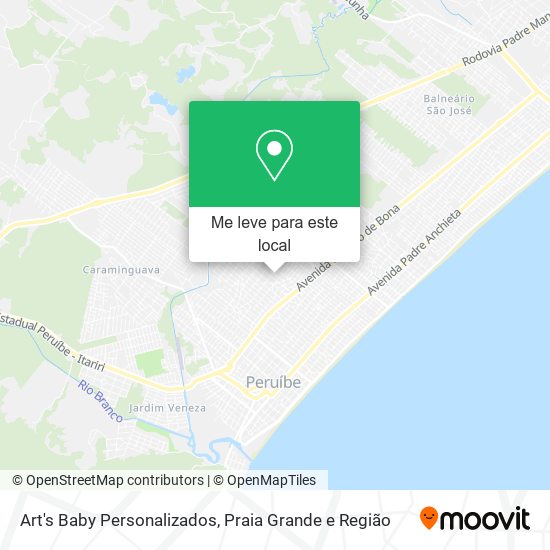 Art's Baby Personalizados mapa
