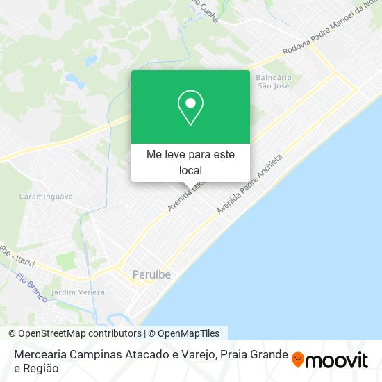 Mercearia Campinas Atacado e Varejo mapa
