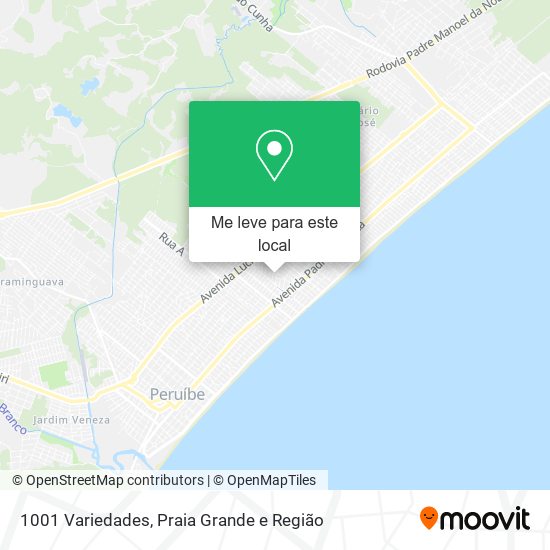 1001 Variedades mapa