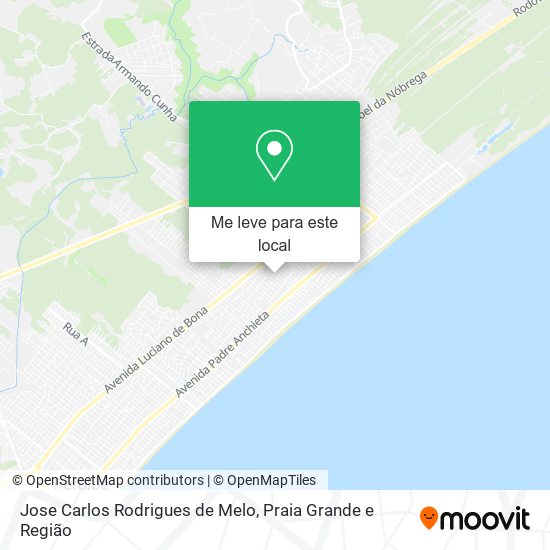 Jose Carlos Rodrigues de Melo mapa