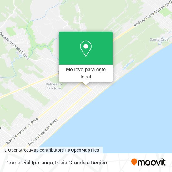 Comercial Iporanga mapa