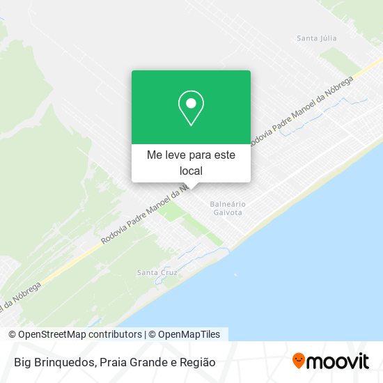 Big Brinquedos mapa