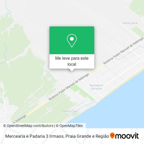 Mercearia e Padaria 3 Irmaos mapa