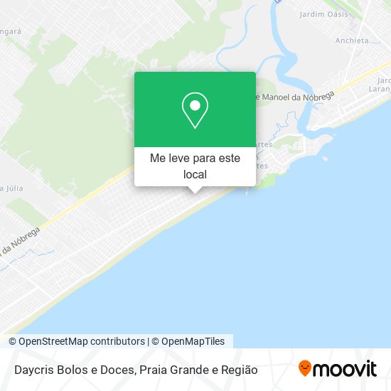 Daycris Bolos e Doces mapa