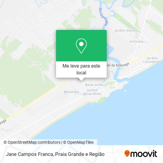 Jane Campos Franca mapa