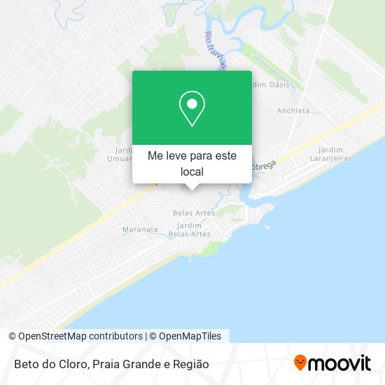 Beto do Cloro mapa