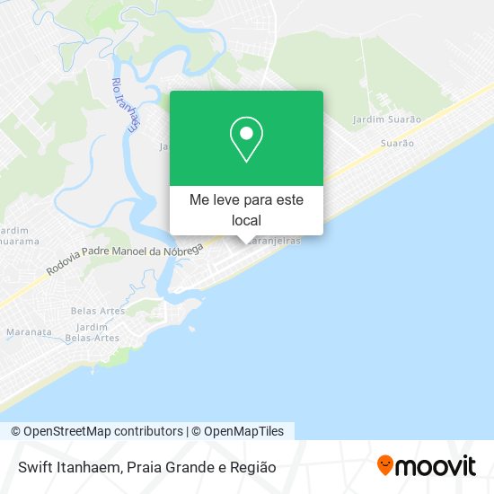 Swift Itanhaem mapa