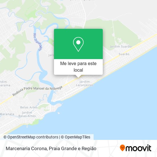 Marcenaria Corona mapa