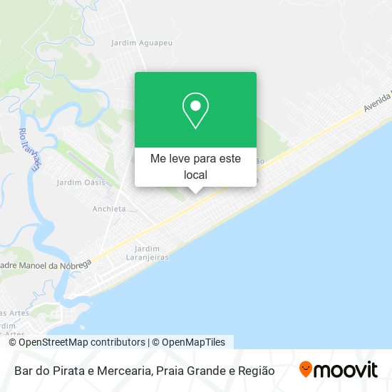 Bar do Pirata e Mercearia mapa