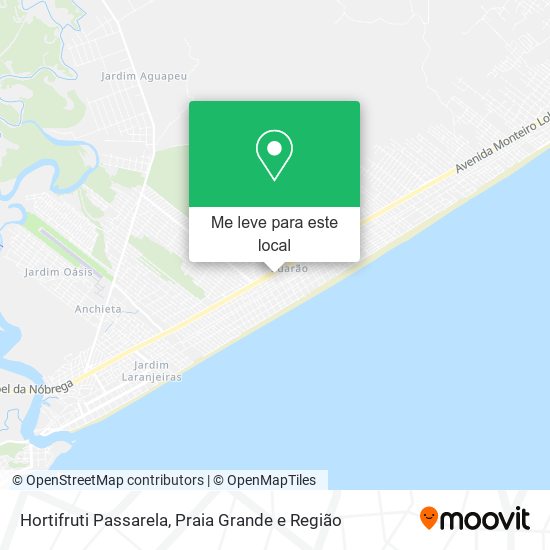 Hortifruti Passarela mapa