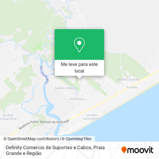 Definity Comercio de Suportes e Cabos mapa