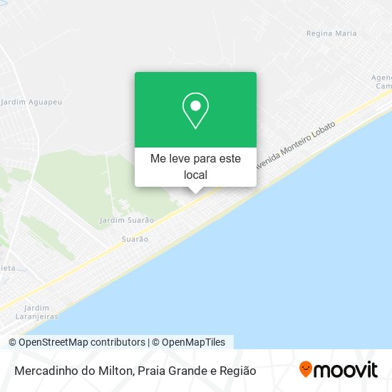 Mercadinho do Milton mapa