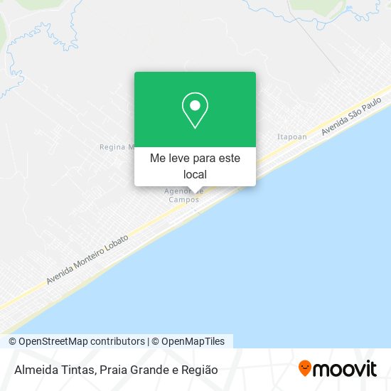 Almeida Tintas mapa