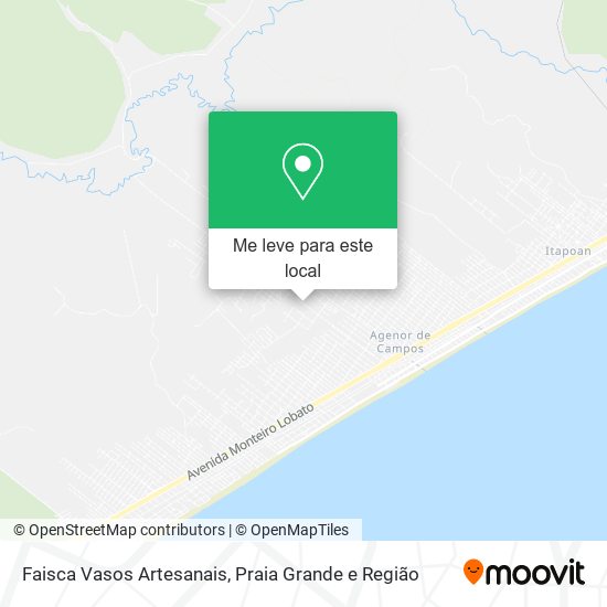 Faisca Vasos Artesanais mapa