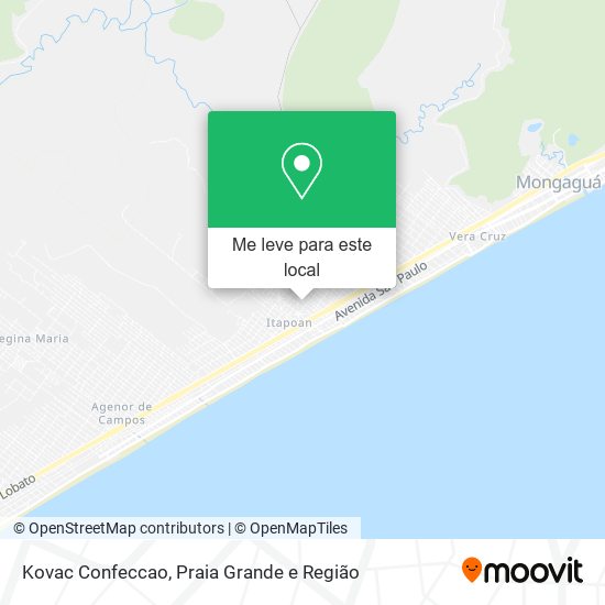 Kovac Confeccao mapa